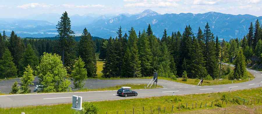 Villach Alpine Road is a scenic drive with 116 turns