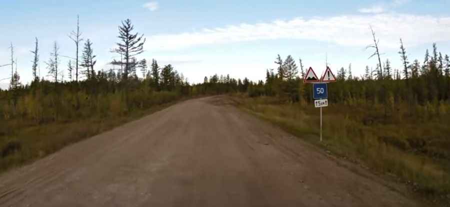 Vilyui Highway is a muddy nightmare in the Sakha Republic