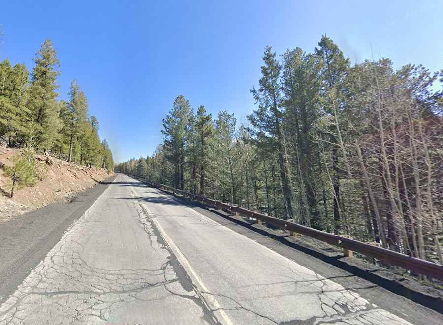 What are the highest roads in Arizona?