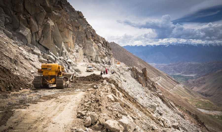 What are the highest roads in India?