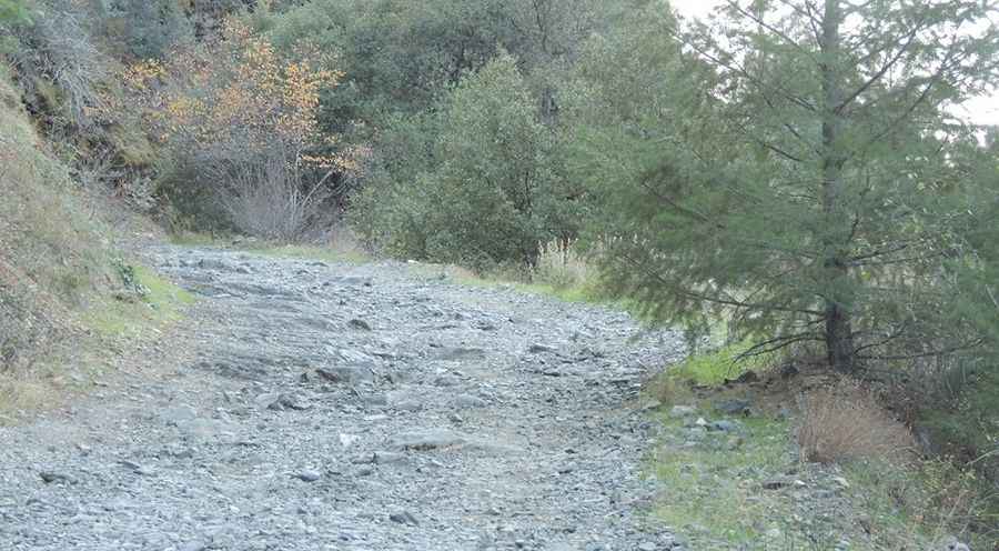 When was Foote's Crossing Road built?