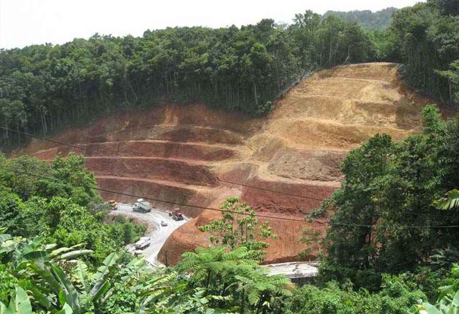 When was Imperial Road in Dominica built?