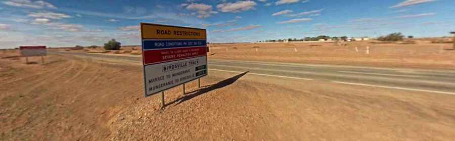 When was the Birdsville Track built?