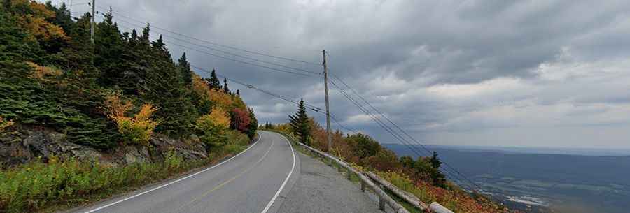 When was the road to Mount Greylock built?
