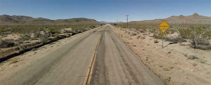 Where are Lanfair Road and Ivanpah Road?