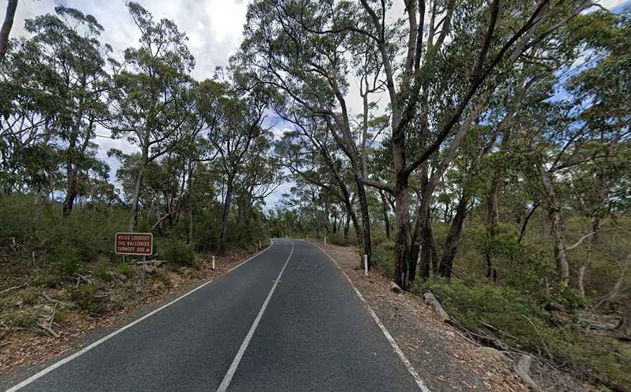 Where does Mt Victory Road start and end?