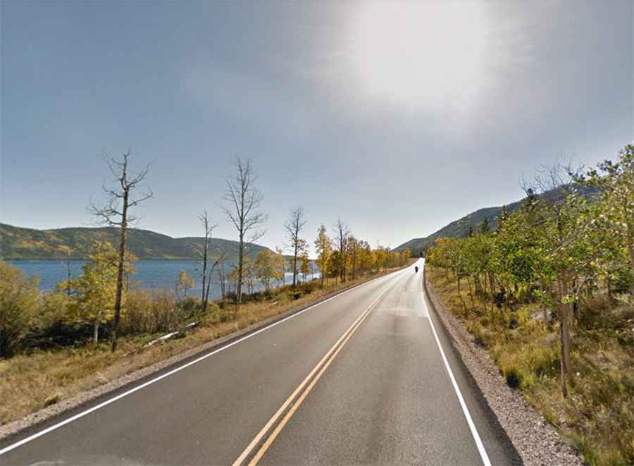 Where does the Fishlake Scenic Byway start and end?