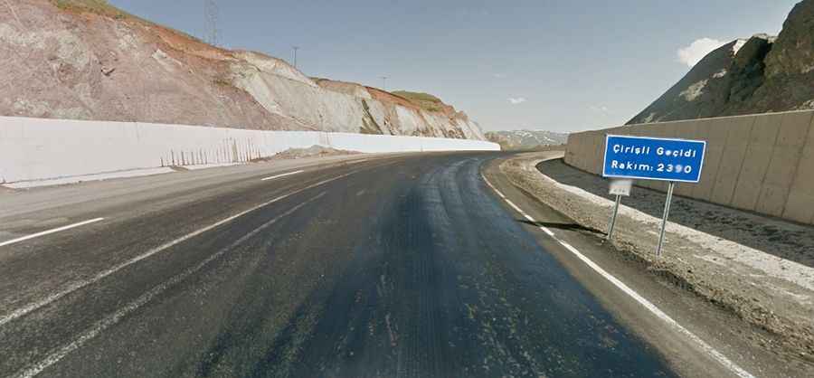 Where is Çirisli Geçidi?