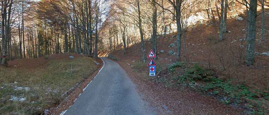 Where is Forcella di Monte Rest?