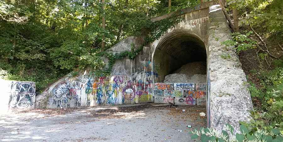 Where is Green Man Tunnel?