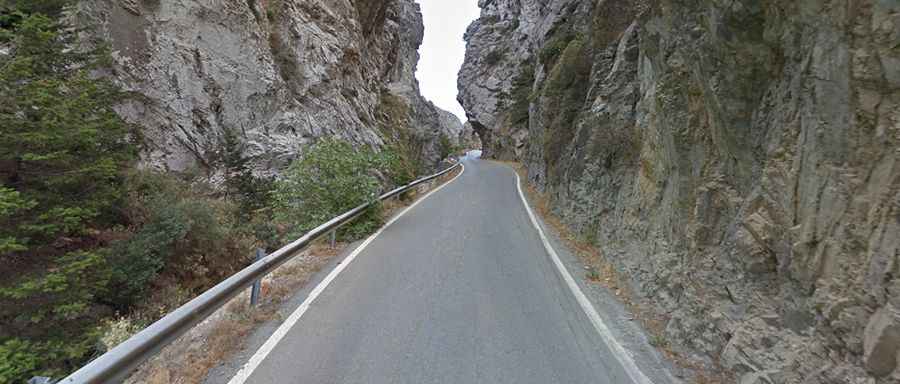 Where is Kotsifou Canyon?