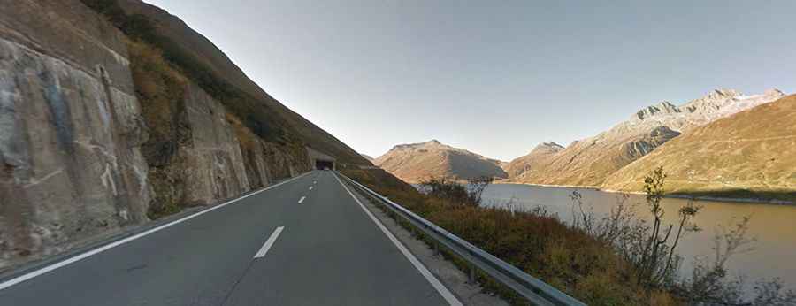 Where is Lukmanier Pass?