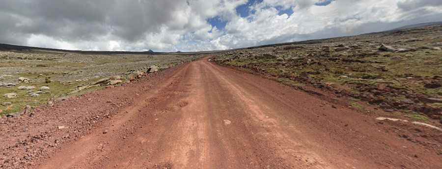 Where is Mount Tullu Dimtu?