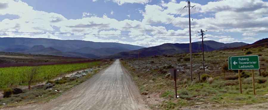 Where is Ouberg Pass in Western Cape?