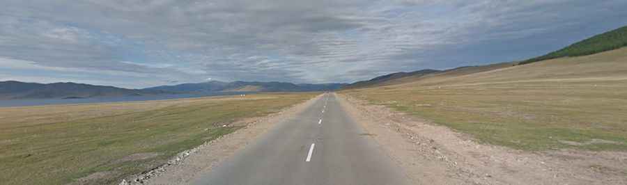 Where is Terkhiin Tsagaan Lake?