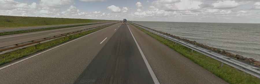 Where is the Afsluitdijk causeway?