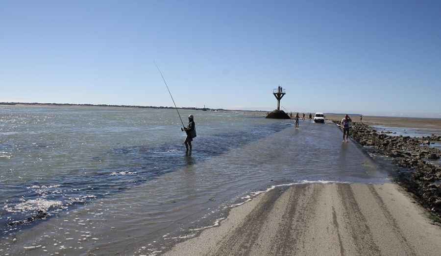 Where is the French Road that Disappears Underwater?
