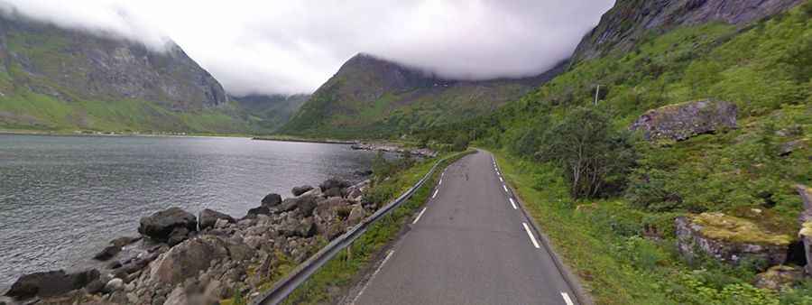 Where is the Senja National Tourist Route?