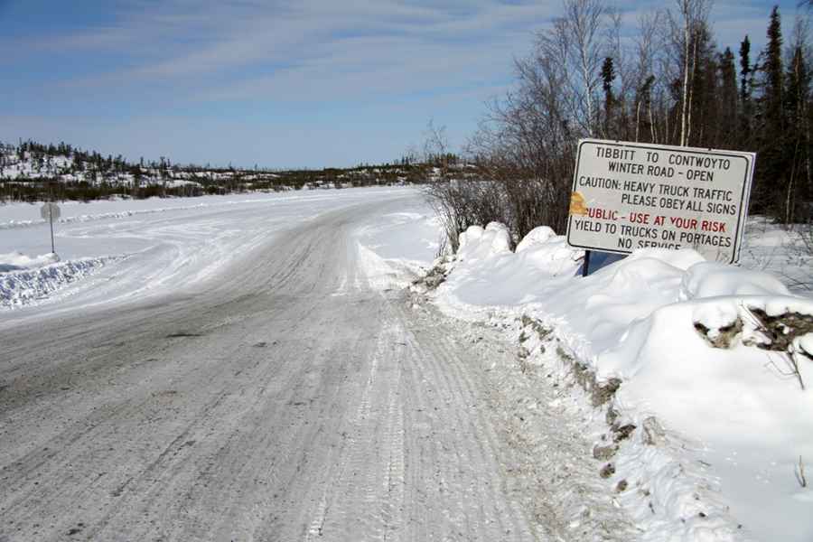 Where is Tibbitt Contwoyto winter road?