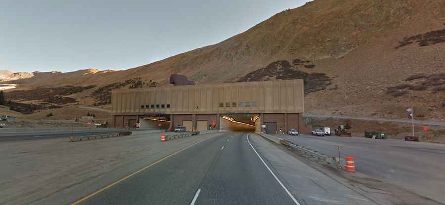 Why is the Eisenhower Tunnel famous?