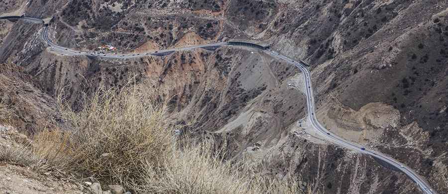 Why is the Haraz Road important?