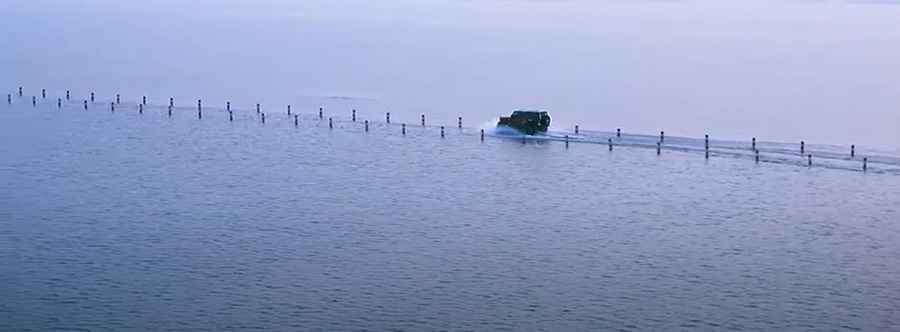 Yongwu Road is the most beautiful road under water